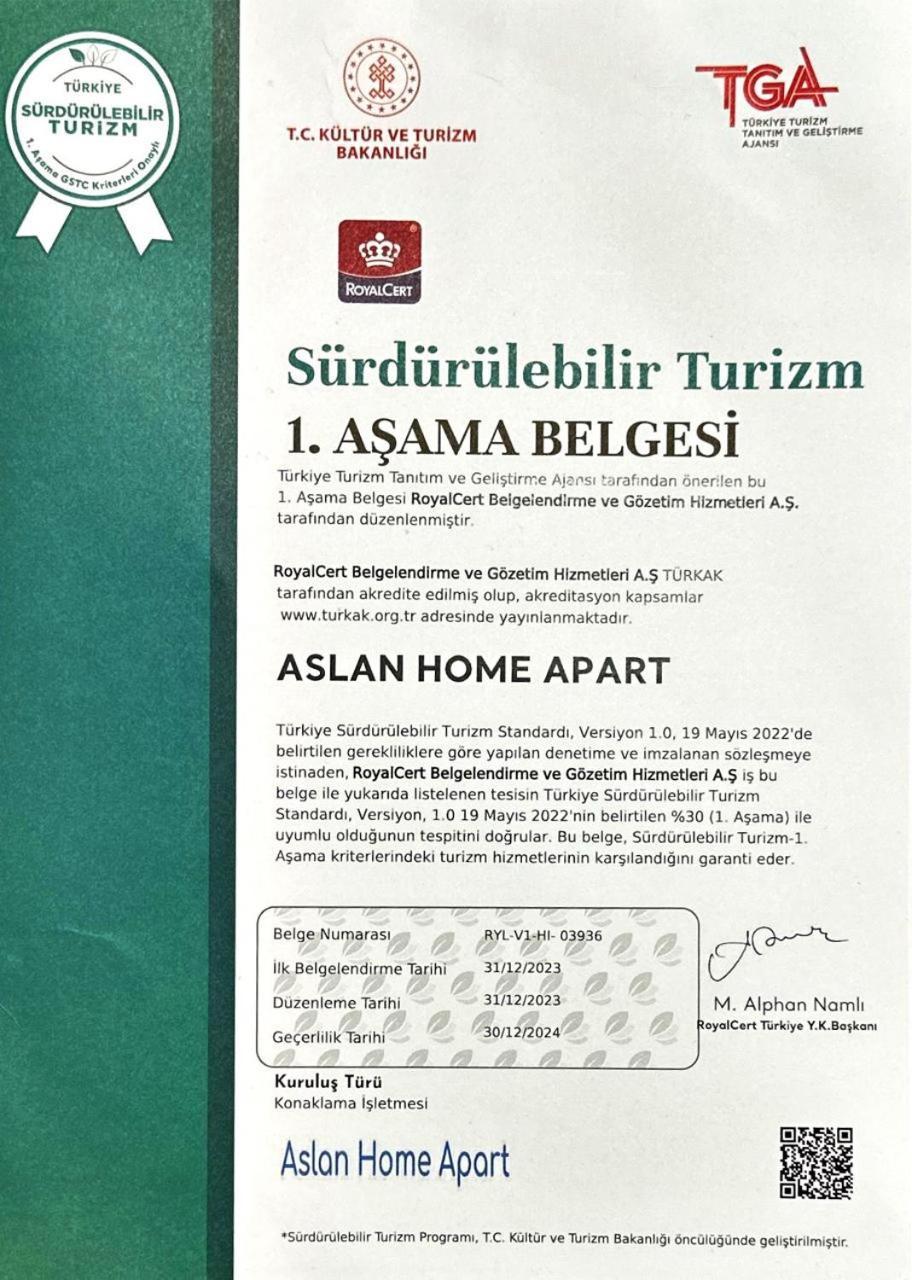 Aslan Home Apart Istanbul Bagian luar foto